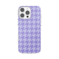 Lilac Houndstooth — iPhone 16 Pro Max MagSafe Case - US 14595