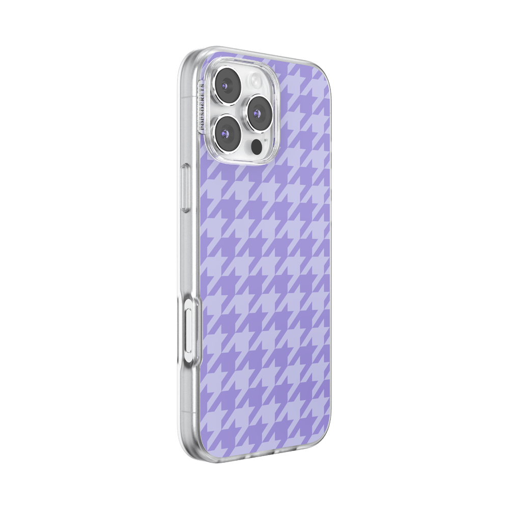 Lilac Houndstooth — iPhone 16 Pro Max MagSafe Case - US 14595
