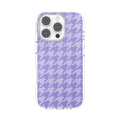 Lilac Houndstooth — iPhone 16 Pro MagSafe Case - US 38028