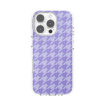 Lilac Houndstooth — iPhone 16 Pro MagSafe Case - US 38028