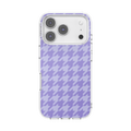 Lilac Houndstooth — iPhone 17 Pro MagSafe Case - US 10498