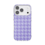 Lilac Houndstooth — iPhone 17 Pro MagSafe Case - US 10498