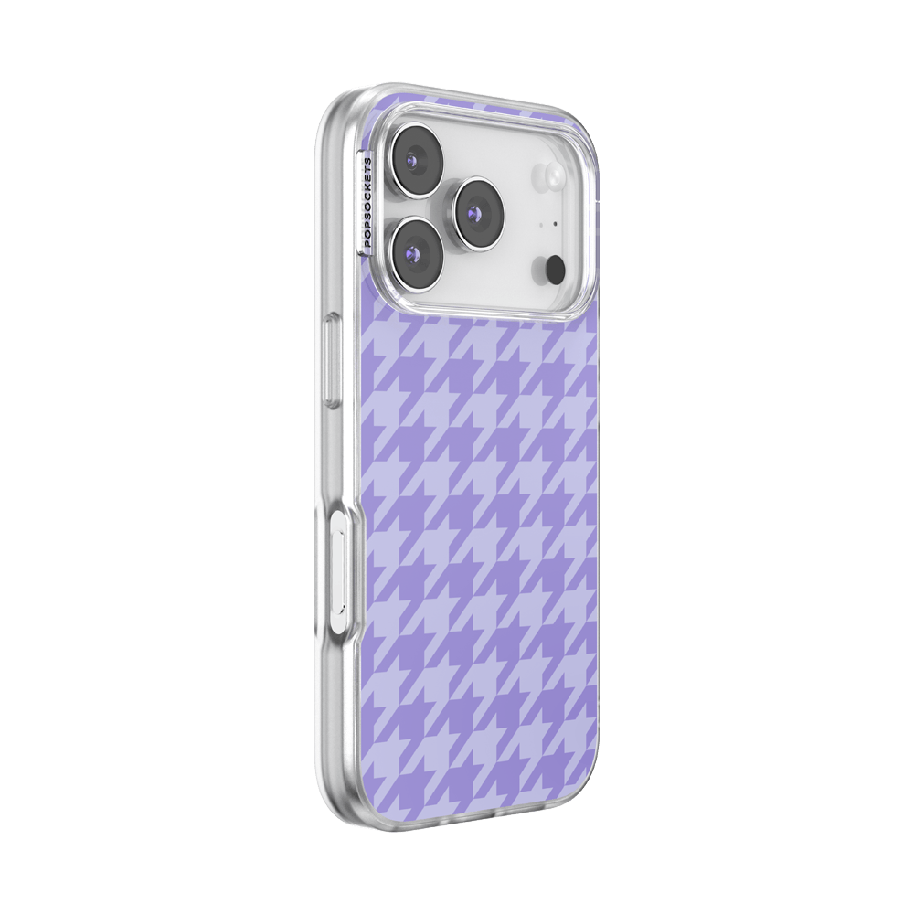 Lilac Houndstooth — iPhone 17 Pro MagSafe Case - US 10498