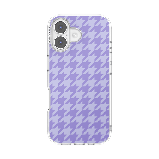 Lilac Houndstooth — iPhone 17 MagSafe Case - US 89715