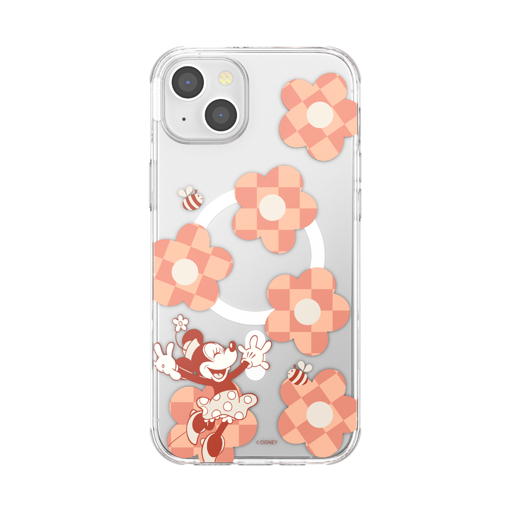 Minnie Checkered Flower  — iPhone 14 Plus MagSafe Case - US 57339