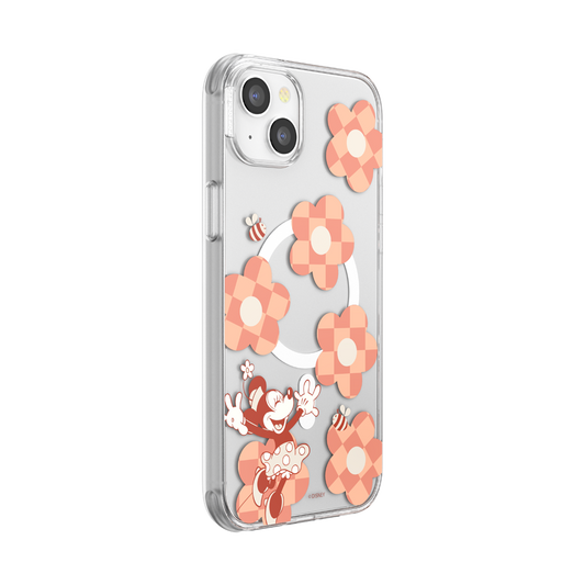 Minnie Checkered Flower  — iPhone 14 Plus MagSafe Case - US 57339