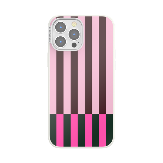 Pop of Pink Stripe — iPhone 13 Pro Max MagSafe Case - US 75657