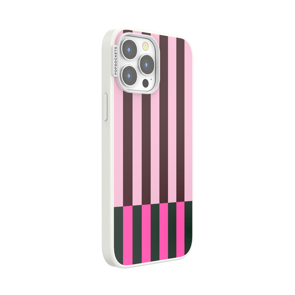 Pop of Pink Stripe — iPhone 13 Pro Max MagSafe Case - US 75657