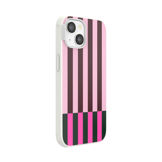 Pop of Pink Stripe — iPhone 13 MagSafe Case - US 66181