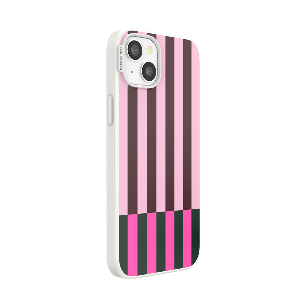 Pop of Pink Stripe — iPhone 15 Plus MagSafe Case - US 74941