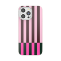 Pop of Pink Stripe — iPhone 15 Pro Max MagSafe Case - US 91992