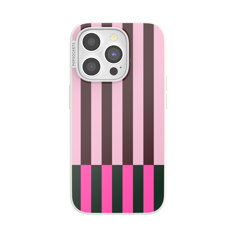 Pop of Pink Stripe — iPhone 15 Pro MagSafe Case - US 52477