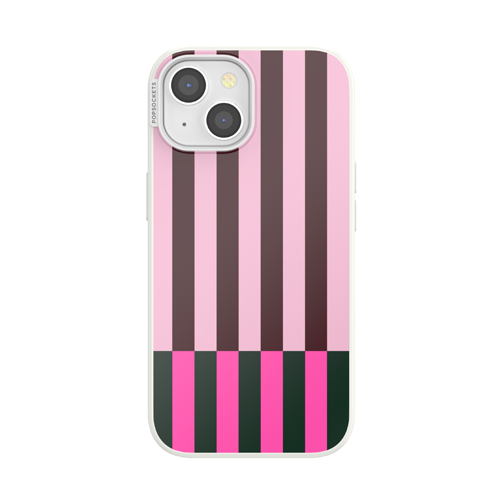 Pop of Pink Stripe — iPhone 15 MagSafe Case - US 34909