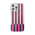 Pop of Pink Stripe — iPhone 16 Pro Max MagSafe Case - US 45116