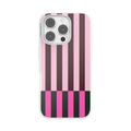 Pop of Pink Stripe — iPhone 16 Pro MagSafe Case - US 85021