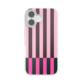 Pop of Pink Stripe — iPhone 16 MagSafe Case - US 47346