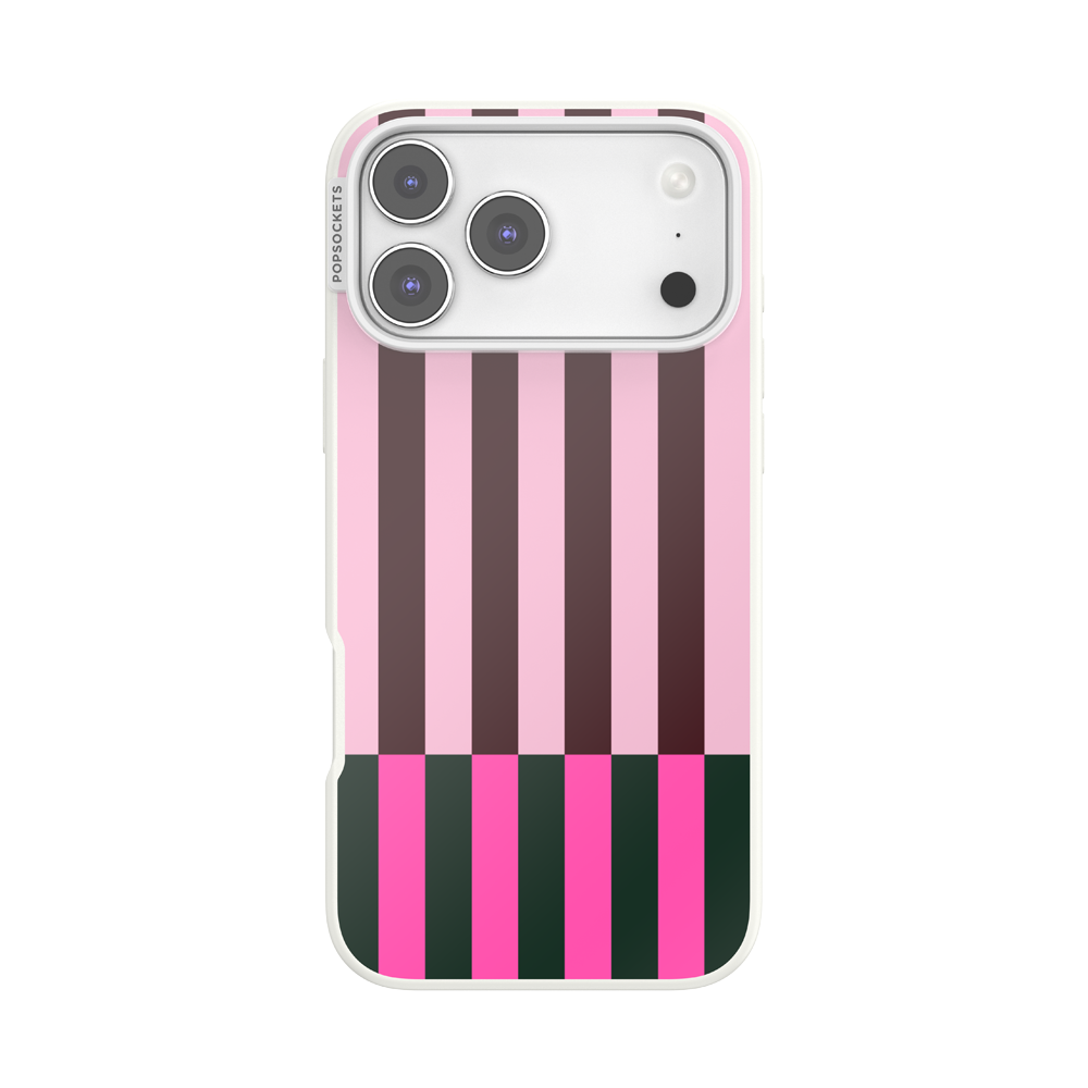 Pop of Pink Stripe — iPhone 17 Pro Max MagSafe Case - US 65940