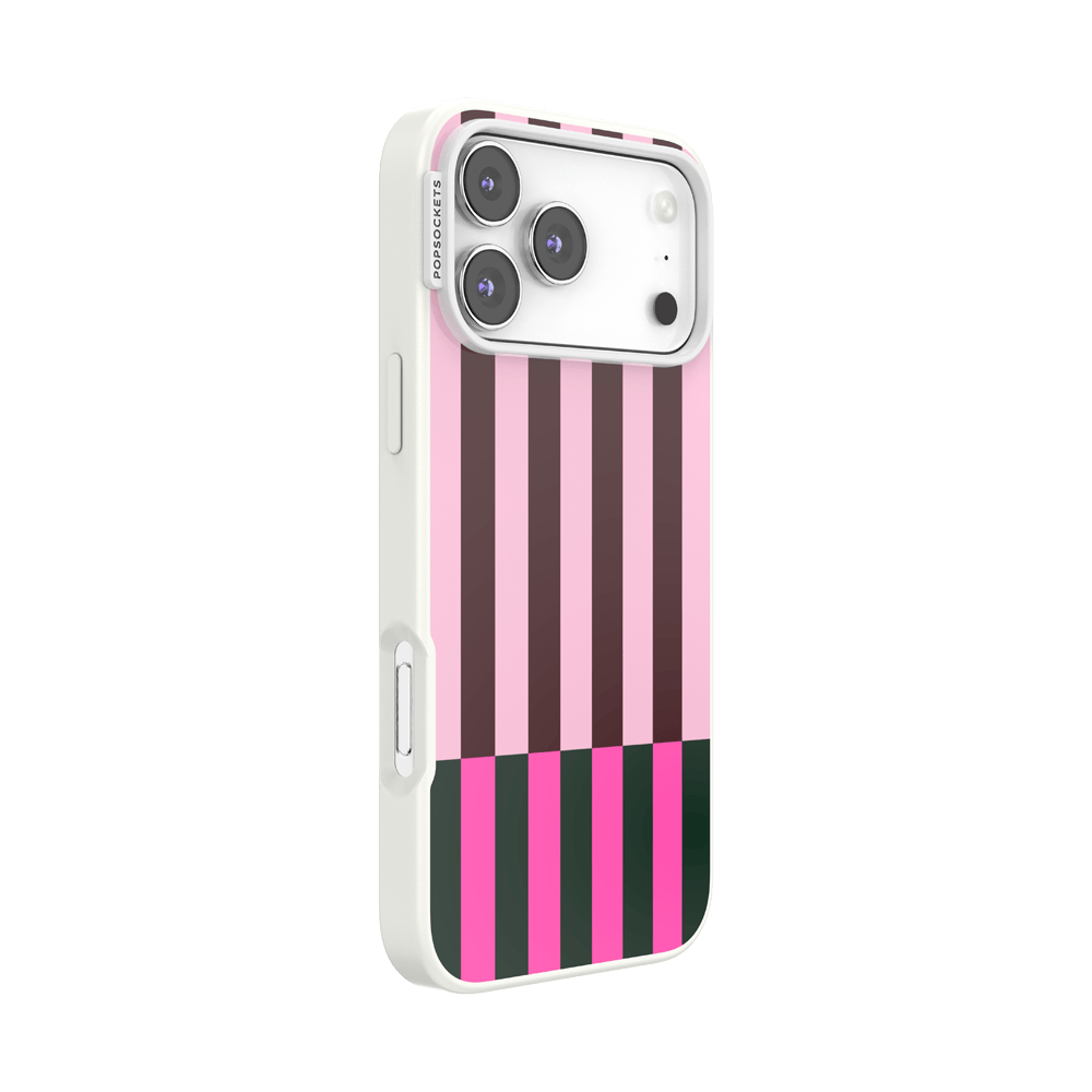 Pop of Pink Stripe — iPhone 17 Pro Max MagSafe Case - US 11597