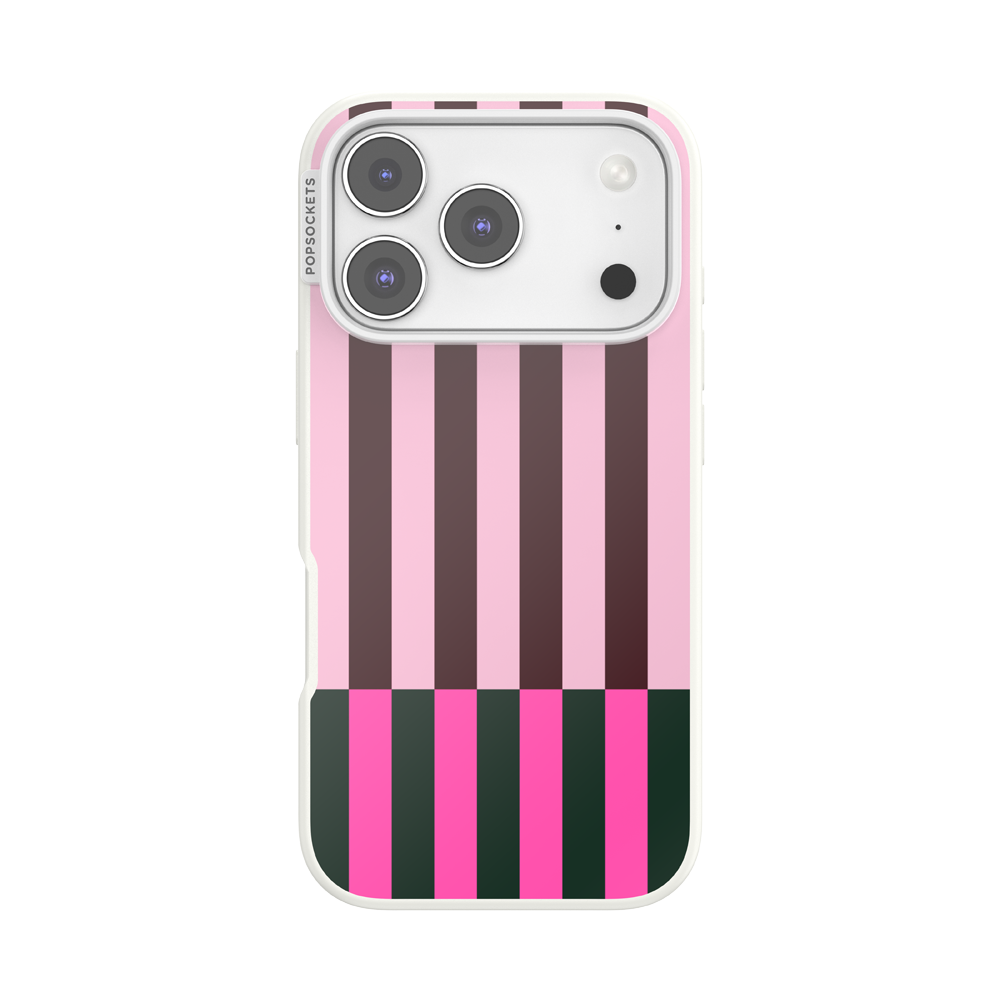 Pop of Pink Stripe — iPhone 17 Pro MagSafe Case - US 68107