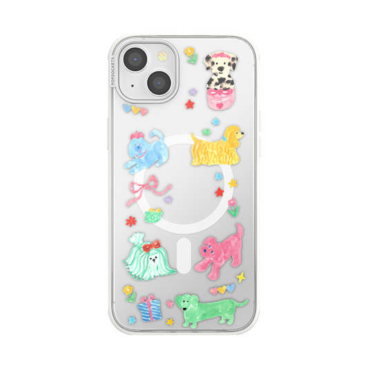 Puppy Cluster — iPhone 14 Plus MagSafe Case - US 13517