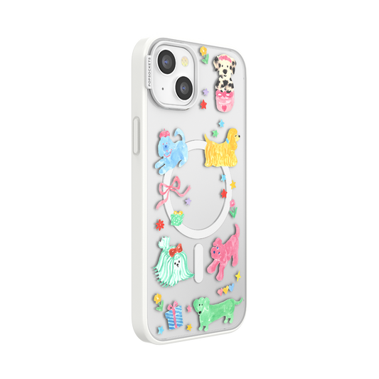 Puppy Cluster — iPhone 15 Plus MagSafe Case - US 30481