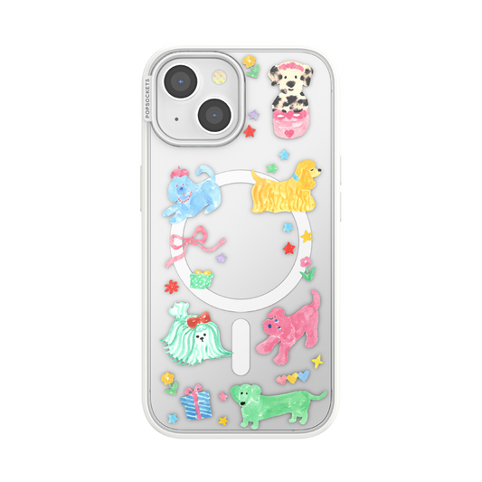Puppy Cluster — iPhone 15 MagSafe Case - US 39938