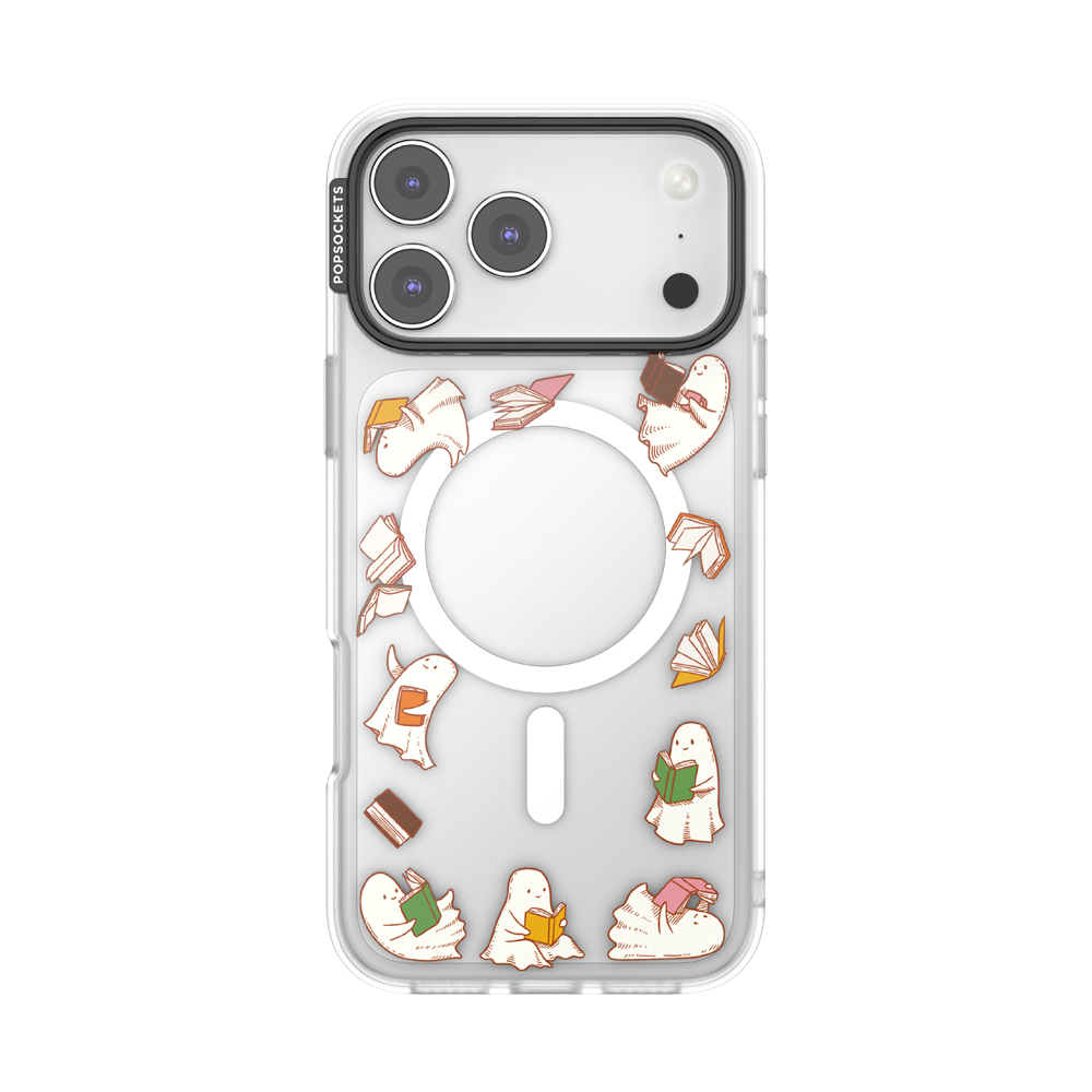 Spooky Book Club Clear — iPhone 17 Pro Max MagSafe Case - US 51031