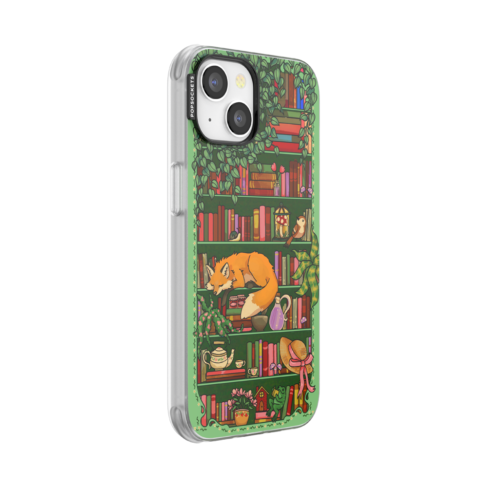 Storied Shelves Green — iPhone 14 MagSafe Case - US 44447