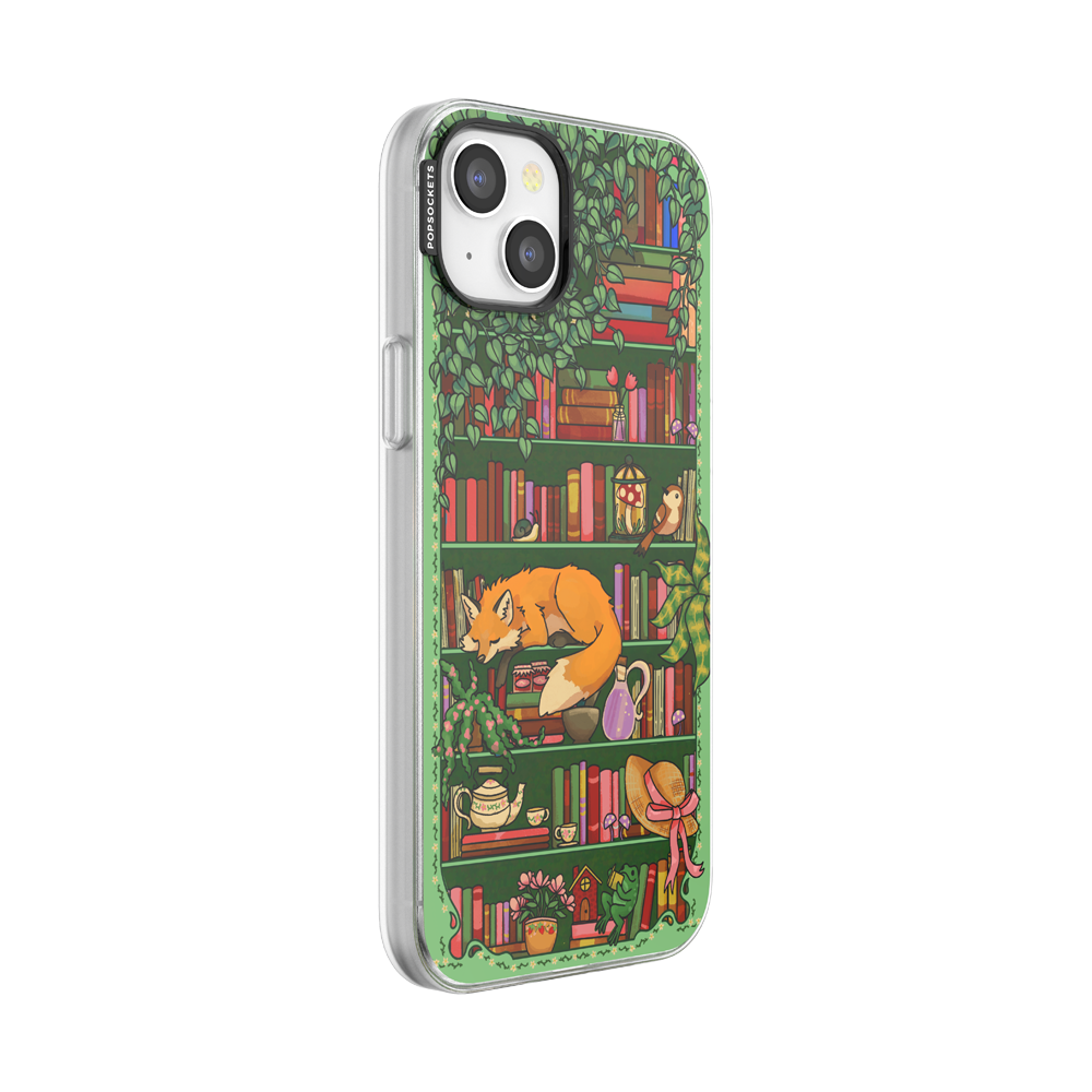 Storied Shelves Green — iPhone 15 Plus MagSafe Case - US 19420