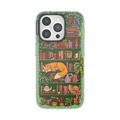 Storied Shelves Green — iPhone 15 Pro MagSafe Case - US 79271