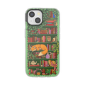 Storied Shelves Green — iPhone 15 MagSafe Case - US 90782