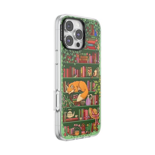 Storied Shelves Green — iPhone 16 Pro Max MagSafe Case - US 67525