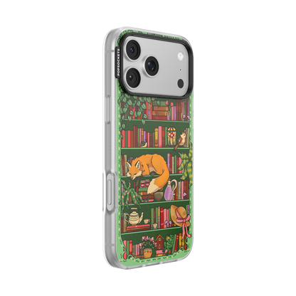 Storied Shelves Green — iPhone 17 Pro Max MagSafe Case - US 28481