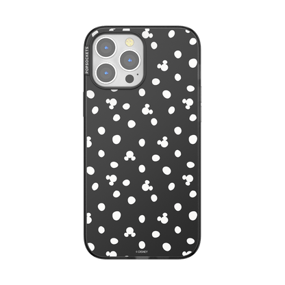 Translucent Black Mickey Polka Dot — iPhone 13 Pro Max MagSafe Case - US 05751