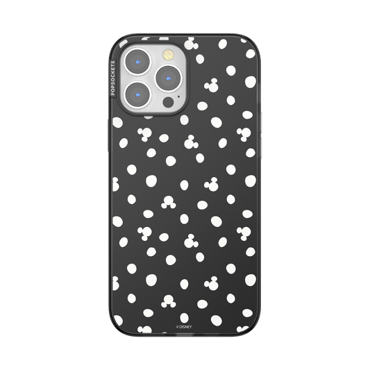 Translucent Black Mickey Polka Dot — iPhone 13 Pro Max MagSafe Case - US 05751