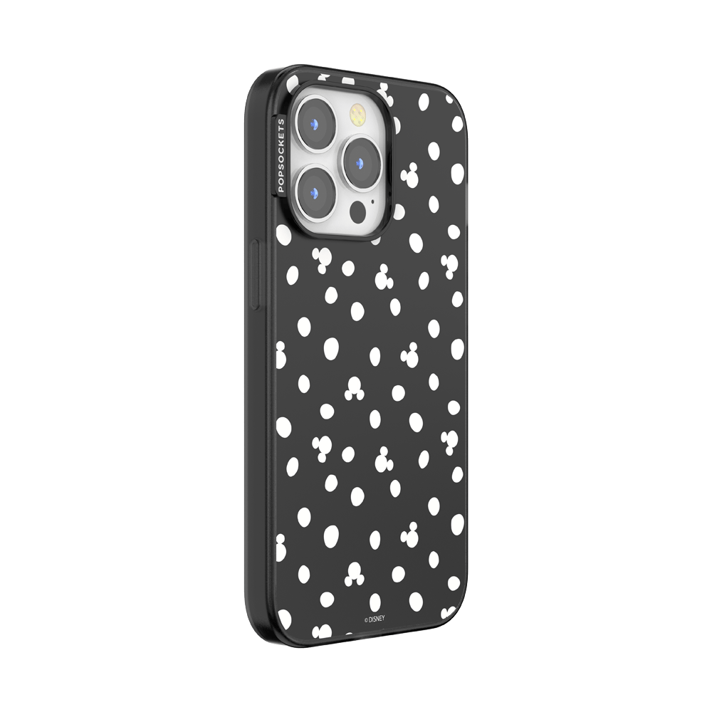 Translucent Black Mickey Polka Dot — iPhone 13 Pro MagSafe Case - US 26974