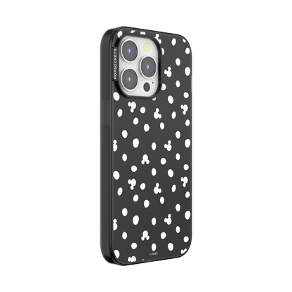 Translucent Black Mickey Polka Dot — iPhone 13 Pro MagSafe Case - US 26974