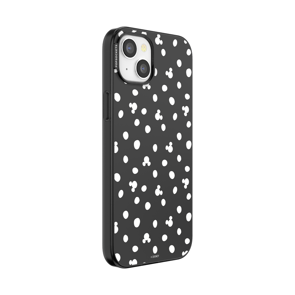 Translucent Black Mickey Polka Dot — iPhone 15 Plus MagSafe Case - US 87574
