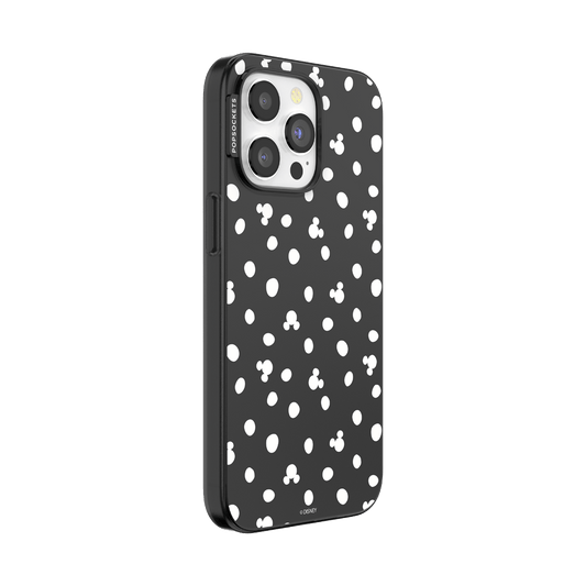Translucent Black Mickey Polka Dot — iPhone 15 Pro Max MagSafe Case - US 85921