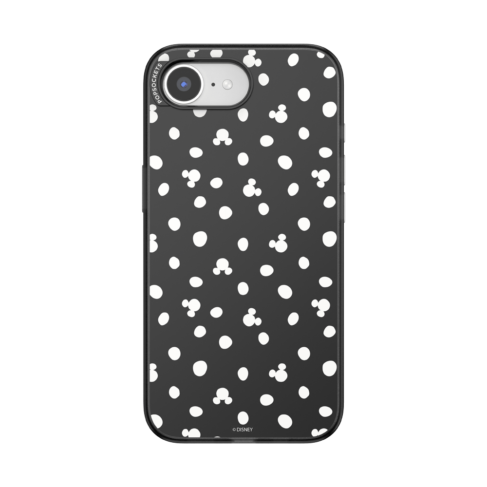 Translucent Black Mickey Polka Dot — iPhone 17e/16e MagSafe Case - US 46812