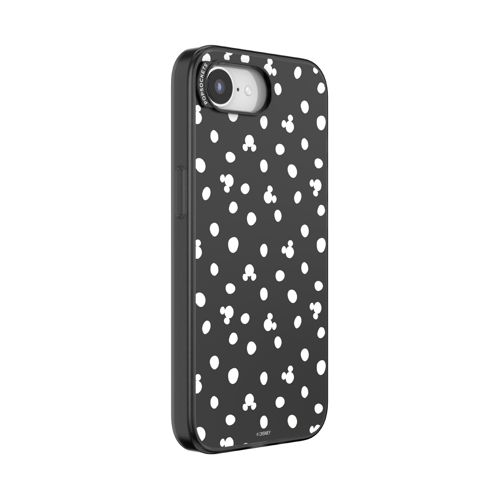 Translucent Black Mickey Polka Dot — iPhone 17e/16e MagSafe Case - US 39924