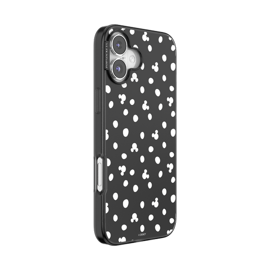 Translucent Black Mickey Polka Dot — iPhone 16 Plus MagSafe Case - US 05365