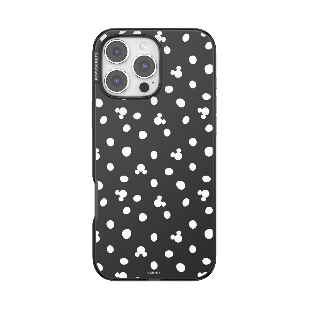 Translucent Black Mickey Polka Dot — iPhone 16 Pro Max MagSafe Case - US 14570