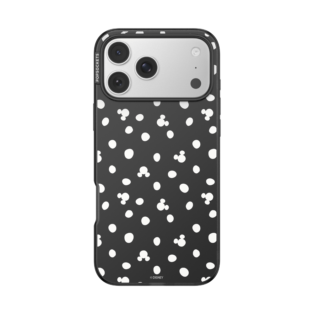 Translucent Black Mickey Polka Dot — iPhone 17 Pro Max MagSafe Case - US 55989