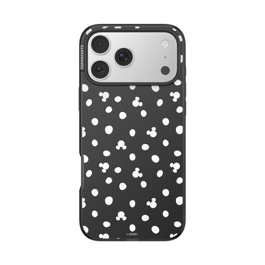 Translucent Black Mickey Polka Dot — iPhone 17 Pro Max MagSafe Case - US 55989