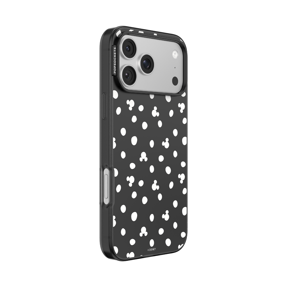 Translucent Black Mickey Polka Dot — iPhone 17 Pro Max MagSafe Case - US 54055