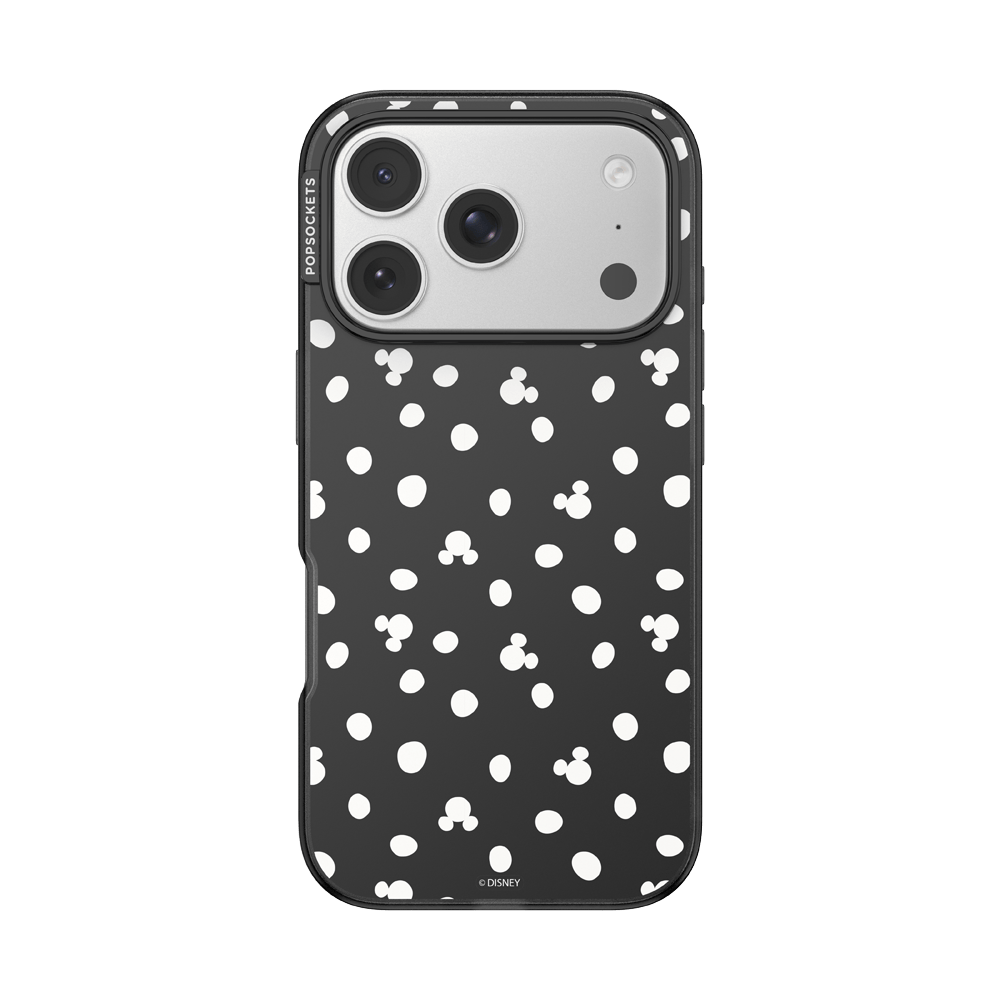 Translucent Black Mickey Polka Dot — iPhone 17 Pro MagSafe Case - US 13534