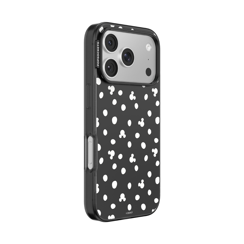 Translucent Black Mickey Polka Dot — iPhone 17 Pro MagSafe Case - US 13534