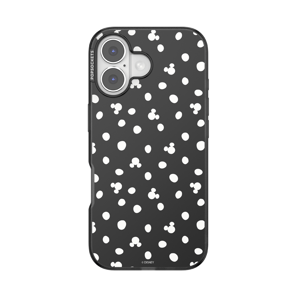 Translucent Black Mickey Polka Dot — iPhone 17 MagSafe Case - US 02859