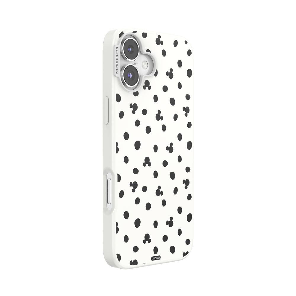 White Mickey Polka Dot — iPhone 16 Plus MagSafe Case - US 43726